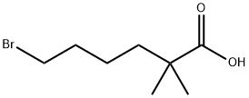 Hexanoic acid, 6-bromo-2,2-dimethyl- Structure