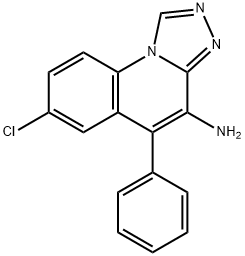 7-Chloro-5-phenyl[1,2,4]triazolo[4,3-a]quinolin-4-amine Structure