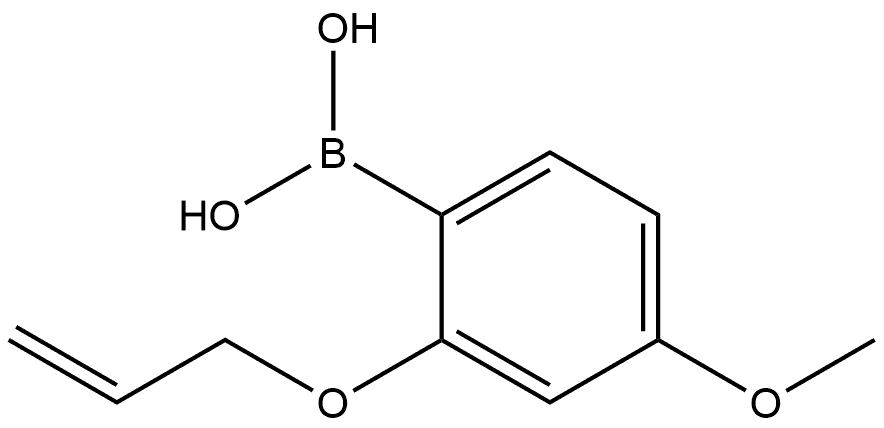 B-[4-Methoxy-2-(2-propen-1-yloxy)phenyl]boronic acid Structure