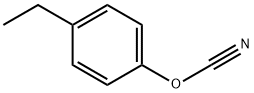 Cyanic acid, 4-ethylphenyl ester Structure