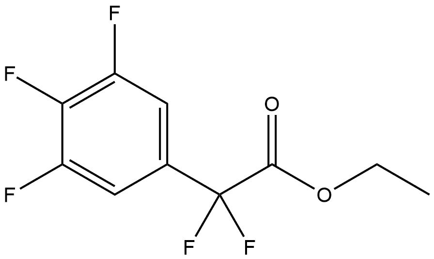 Ethyl α,α,3,4,5-pentafluorobenzeneacetate Structure