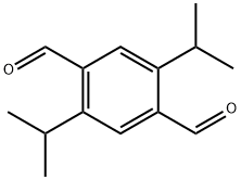 2,5-Bis(1-methylethyl)-1,4-benzenedicarboxaldehyde Structure