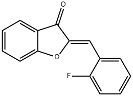 3(2H)-Benzofuranone, 2-[(2-fluorophenyl)methylene]-, (2Z)- Structure