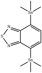 2,1,3-Benzothiadiazole, 4,7-bis(trimethylstannyl)- Structure