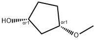 rel-(1R,3S)-3-methoxycyclopentan-1-ol Structure
