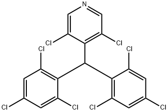 Pyridine, 4-[bis(2,4,6-trichlorophenyl)methyl]-3,5-dichloro- Structure