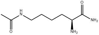 Hexanamide, 6-(acetylamino)-2-amino-, (2S)- 구조식 이미지