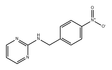 2-Pyrimidinamine, N-[(4-nitrophenyl)methyl]- Structure