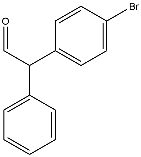 Benzeneacetaldehyde, 4-bromo-α-phenyl- Structure