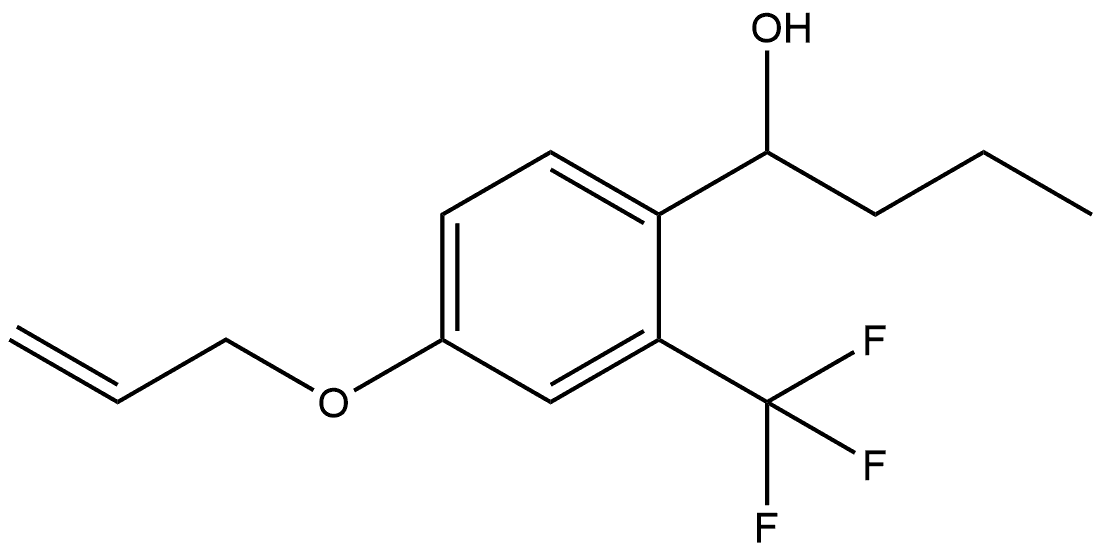 4-(2-Propen-1-yloxy)-α-propyl-2-(trifluoromethyl)benzenemethanol Structure