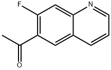 Ethanone, 1-(7-fluoro-6-quinolinyl)- Structure