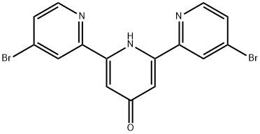 [2,2':6',2''-Terpyridin]-4'(1'H)-one, 4,4''-dibromo- Structure