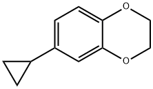 6-Cyclopropyl-2,3-dihydro-1,4-benzodioxine Structure