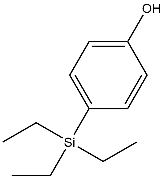 4-(Triethylsilyl)phenol Structure