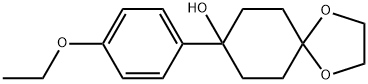 1,4-Dioxaspiro[4.5]decan-8-ol, 8-(4-ethoxyphenyl)- Structure