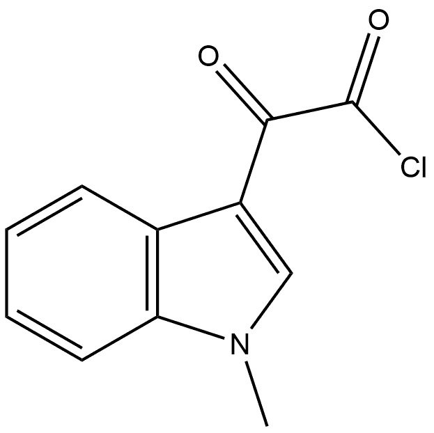 1H-Indole-3-acetyl chloride, 1-methyl-α-oxo- Structure