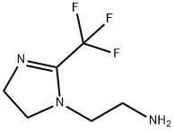 1H-Imidazole-1-ethanamine, 4,5-dihydro-2-(trifluoromethyl)- Structure