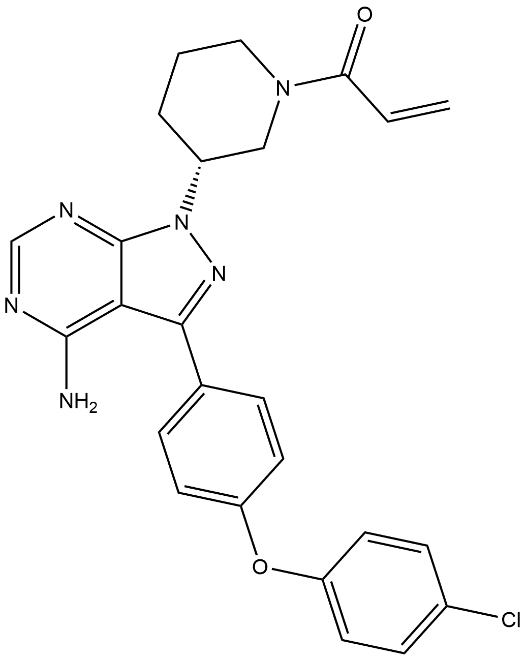 Ibrutinib Impurity 57 Structure