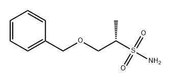 2-Propanesulfonamide, 1-(phenylmethoxy)-, (2S)- Structure