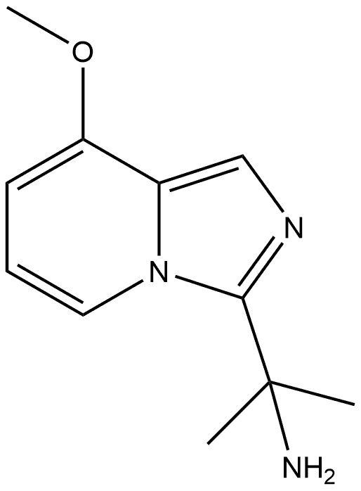 Imidazo[1,5-a]pyridine-3-methanamine, 8-methoxy-α,α-dimethyl- 구조식 이미지