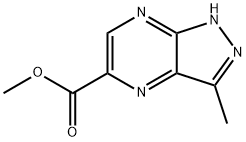 1H-Pyrazolo[3,4-b]pyrazine-5-carboxylic acid, 3-methyl-, methyl ester Structure