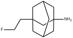 Tricyclo[3.3.1.13,7]decan-1-amine, 3-(2-fluoroethyl)- 구조식 이미지