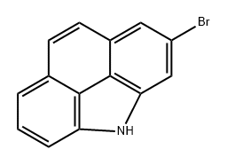 4H-Benzo[def]carbazole, 2-bromo- Structure