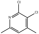 2,3-Dichloro-4,6-dimethylpyridine Structure