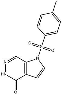 4H-Pyrrolo[2,3-d]pyridazin-4-one, 1,5-dihydro-1-[(4-methylphenyl)sulfonyl]- Structure