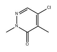 3(2H)-Pyridazinone, 5-chloro-2,4-dimethyl- Structure