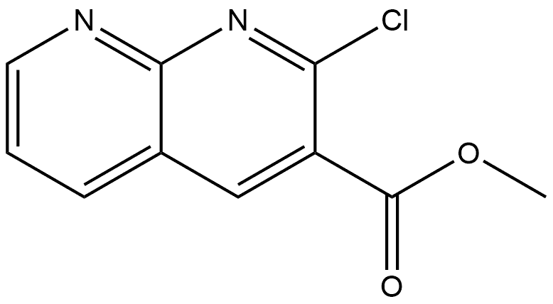 Methyl 2-chloro-1,8-naphthyridine-3-carboxylate Structure