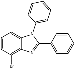 1H-Benzimidazole, 4-bromo-1,2-diphenyl- Structure