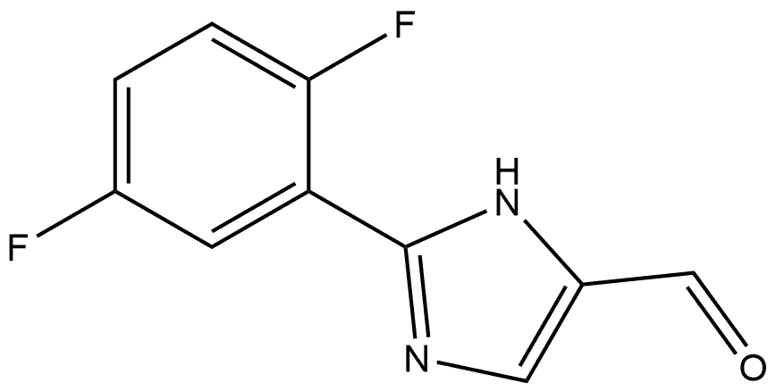 2-(2,5-Difluorophenyl)-1H-imidazole-5-carbaldehyde Structure