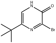 2(1H)-Pyrazinone, 3-bromo-5-(1,1-dimethylethyl)- Structure