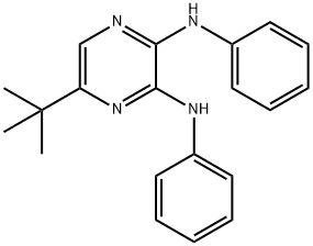 2,3-Pyrazinediamine, 5-(1,1-dimethylethyl)-N2,N3-diphenyl- Structure