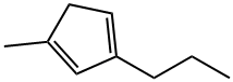 1,3-Cyclopentadiene, 1-methyl-3-propyl- Structure