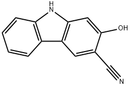 2-hydroxy-9H-carbazole-3-carbonitrile 구조식 이미지