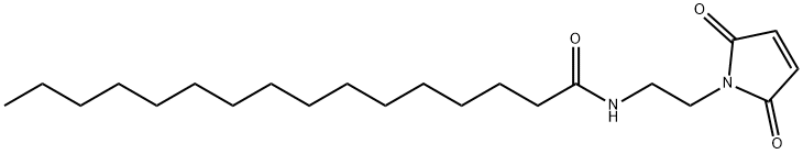 N‐(2‐(N‐palmitoyl)aminoethyl)maleimide Structure