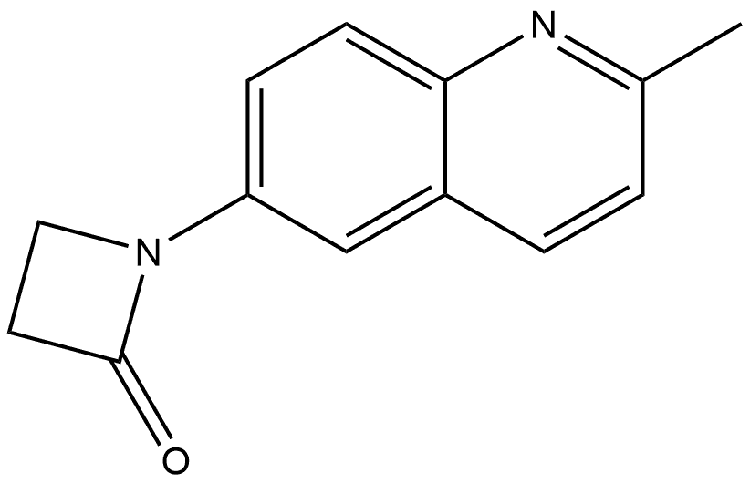 1-(2-Methyl-6-quinolinyl)-2-azetidinone Structure