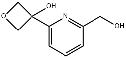 3-(6-(Hydroxymethyl)pyridin-2-yl)oxetan-3-ol Structure