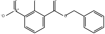 Benzoic acid, 2-fluoro-3-nitro-, phenylmethyl ester 구조식 이미지