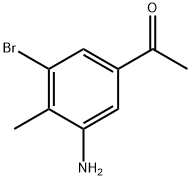 1-(3-Amino-5-bromo-4-methylphenyl)ethanone Structure