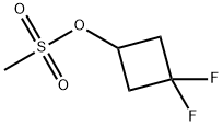 Cyclobutanol, 3,3-difluoro-, 1-methanesulfonate Structure