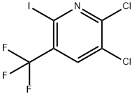 2,3-dichloro-6-iodo-5-(trifluoromethyl)pyridine Structure