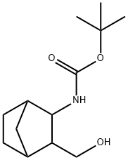 tert-butyl N-[3-(hydroxymethyl)bicyclo[2.2.1]heptan-2-yl]carbamate Structure