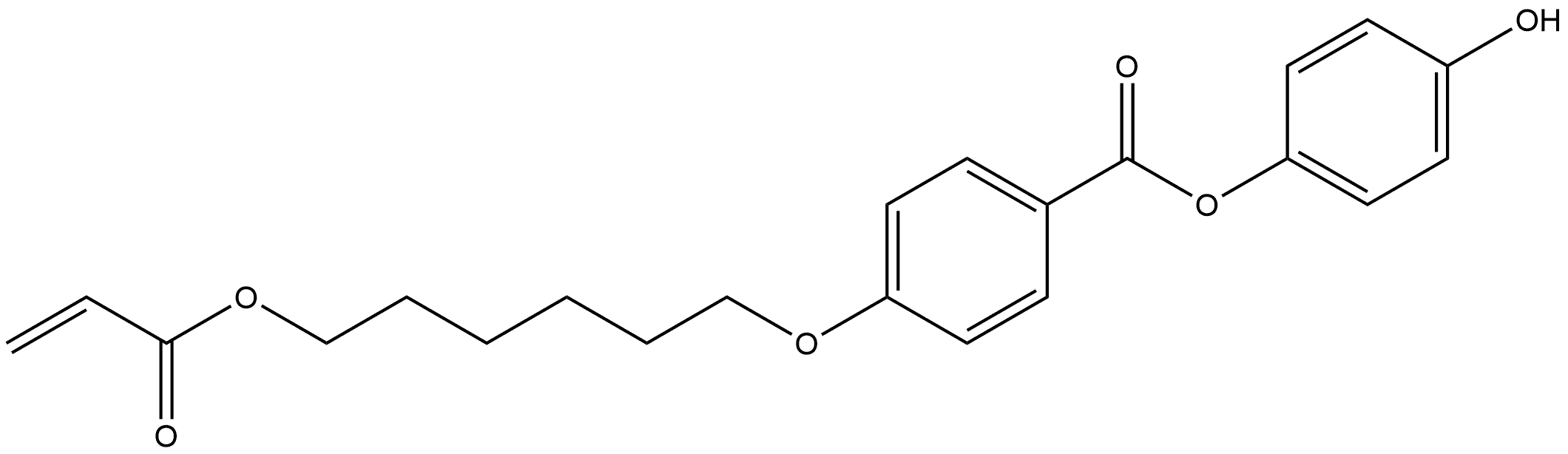 4-hydroxyphenyl 4-((6-(acryloyloxy)hexyl)oxy)benzoate Structure