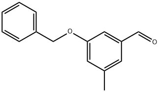 3-(Benzyloxy)-5-methylbenzaldehyde Structure