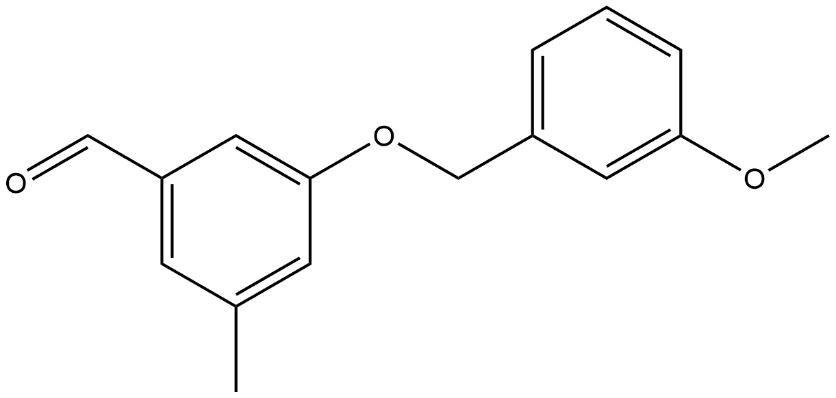 3-[(3-Methoxyphenyl)methoxy]-5-methylbenzaldehyde Structure