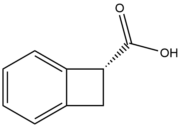 (R)-Bicyclo[4.2.0]octa-1,3,5-triene-7-carboxylic acid Structure