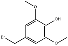 Phenol, 4-(bromomethyl)-2,6-dimethoxy- Structure